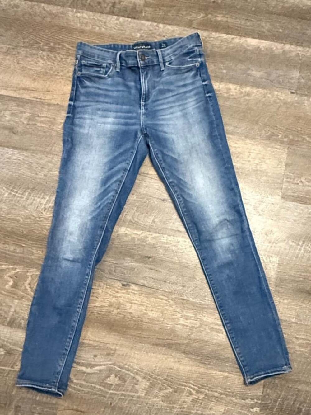 Lucky Brand Jeans Womens 6/28 Ava Skinny Blue Mid Rise Stretch Denim